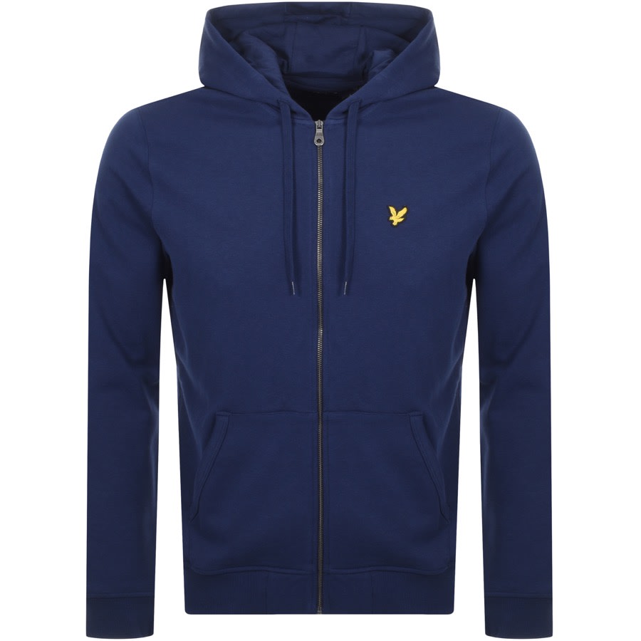 Alternative Image for ProductLyle And Scott Full Zip Hoodie Navy1